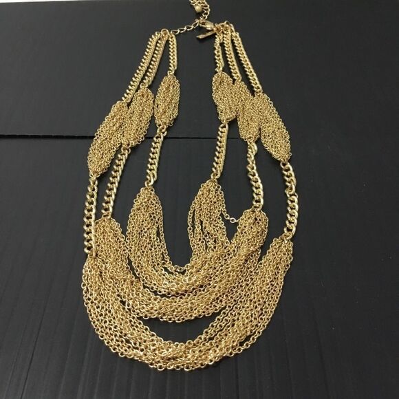 I.N.C. Gold-Tone Multi-Strand Layered Necklace G2 - Picture 3 of 5